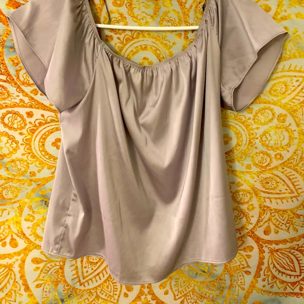 Forever 21 off the shoulder (silk)